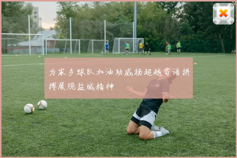 为家乡球队加油助威杨超越寄语拼搏展现盐城精神